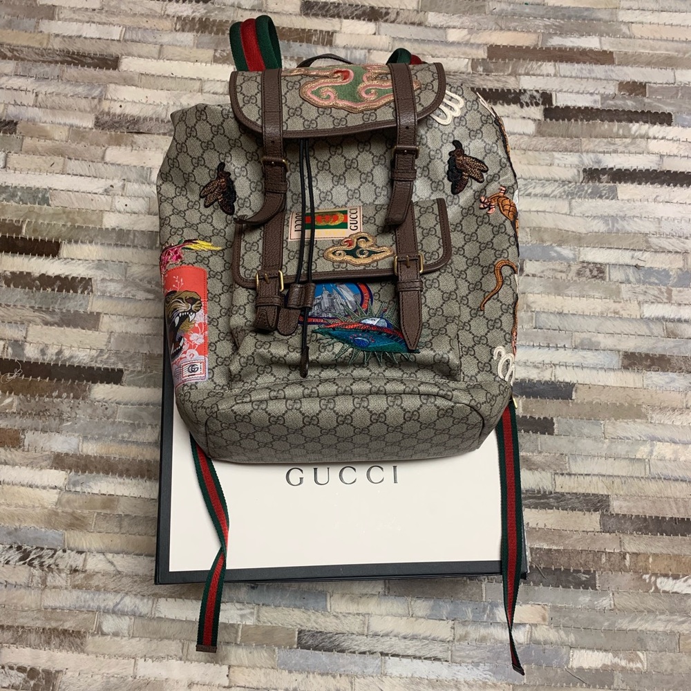 Gucci supreme back pack